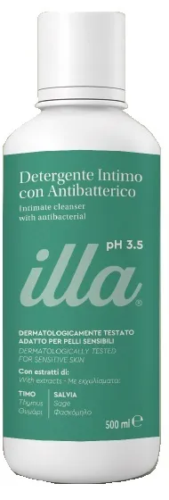 ILLA DETERGENTE INTIMO ANTIBATTERICO PH 3,5 500 ML