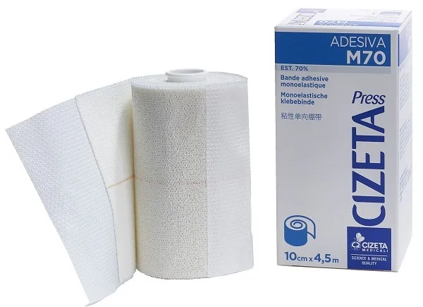 CIZETA PRESS ADESIVA M70 BENDA MONOELASTICA EST 70 M 4,5X10 CM