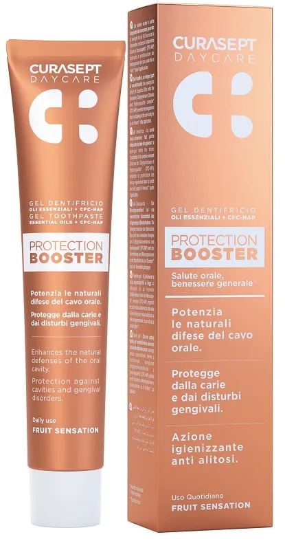 CURASEPT DAYCARE DENTIFRICIO PROTECTION BOOSTER FRUIT SENSATION 75 ML