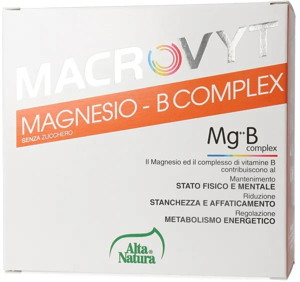 MACROVYT MAGNESIO B COMPLEX 18 BUSTINE