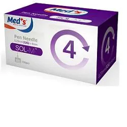 AGO PER PENNA DA INSULINA GAUGE 31 6 MM 100 PEZZI