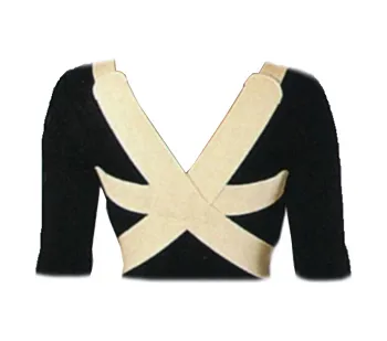 RADDRIZZASPALLE ELASTICO MISURA 4 PER LA CORREZIONE DEL RACHIDE DORSALE DOVUTA AD ATTEGGIAMENTO. REGOLABILE ANTERIORMENTE CON ADESIVO 6 CM