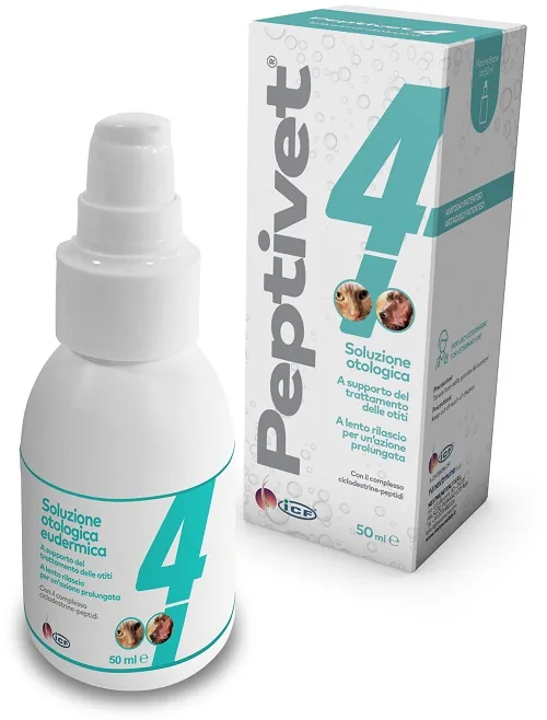 PEPTIVET 4 SOLUZIONE OTOLOGICA 50 ML