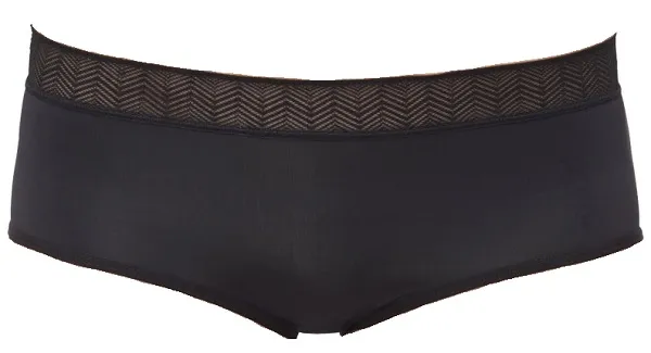 SELENACARE SLIP ASSORBENTE CICLO MESTRUALE MODELLO HIPSTER NERO M