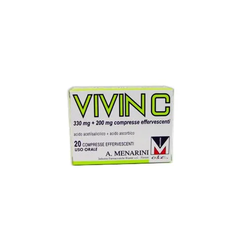 VIVIN C Sollievo rapido dal mal di testa e supporto alle difese immunitarie - 20 COMPRESSE EFFERVESCENTI 330MG+200MG