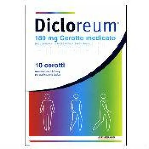 DICLOREUM ANTINFIAMMATORIO LOCALE 10 CEROTTI  MEDICATI 180