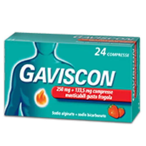 GAVISCON*24COMPRESSE FRAG250+133,5MG