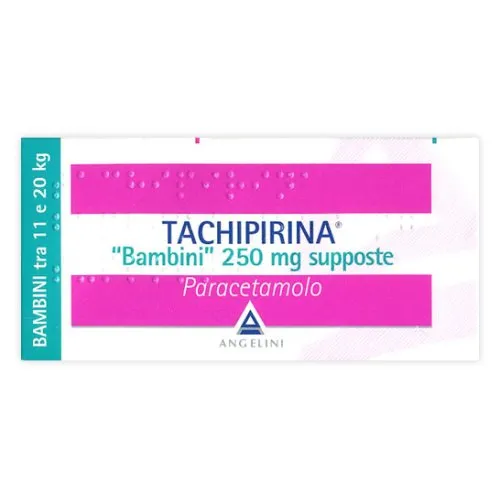 TACHIPIRINA BAMBINI 10 SUPPOSTE 250MG