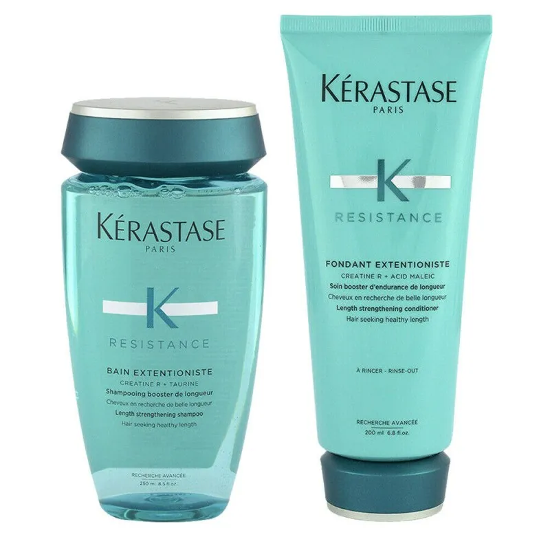Kerastase Resistance Bain Extentioniste+Fondant 250+200ml shampoo + maschera rinforzante capelli lunghi