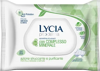 Lycia Salviettine Struccanti Complesso Minerale Pelli Grasse e Impure 72pz