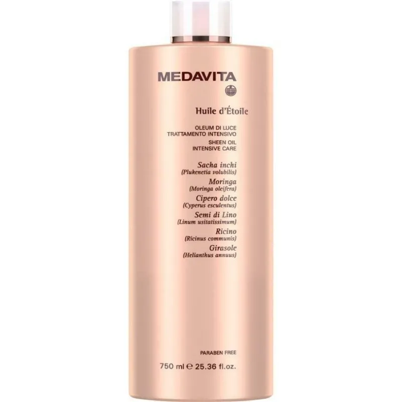 Medavita Huile D'Etoile Oleum di Luce Trattamento Intensivo 750ml - impacco illuminante tutti tipi di capelli