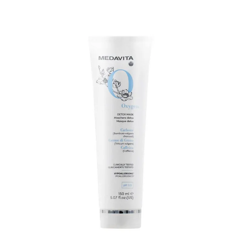 Medavita Oxygen Detox Mask 150ml - maschera detossinante rivitalizzante cute e capelli stressati