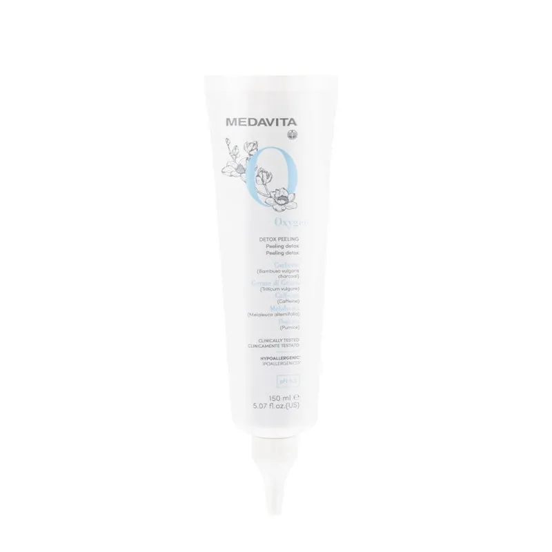 Medavita Oxygen Detox Peeling 150ml - peeling detossinante rigenerante levigante cute e capelli stressati
