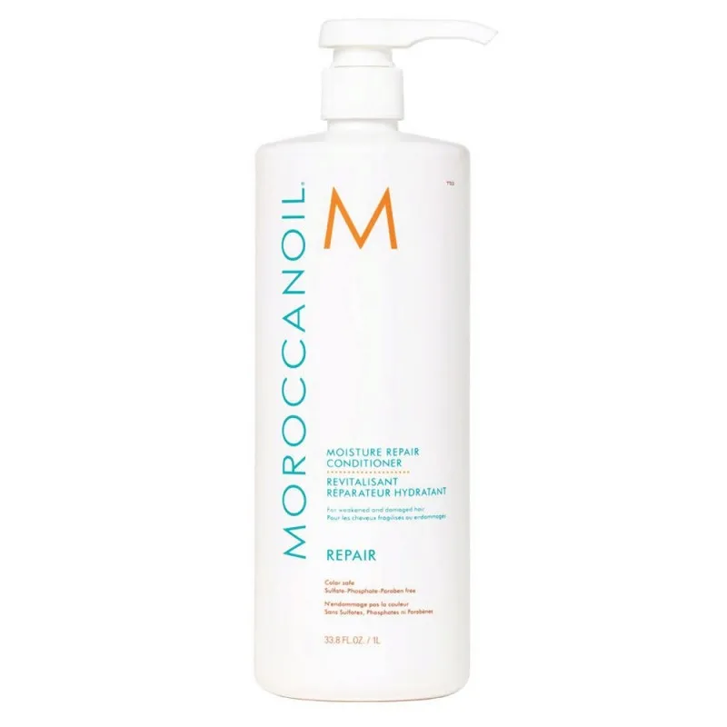Moroccanoil Moisture Repair Conditioner 1000ml - balsamo nutriente ristrutturante capelli sfibrati danneggiati