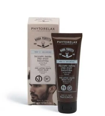 Phytorelax Balsamo Pre - Post Rasatura con Aloe Vera e Vitamina E 75 ml