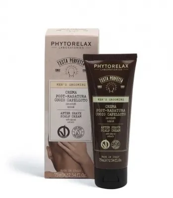Phytorelax Uomo Perfetto Crema Post-Rasatura Cuoio Capelluto Con Filtri Solari 75ml