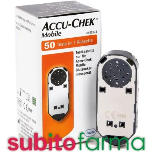 ROCHE ACCU-CHEK MOBILE 50 TEST- ACCU CHEK