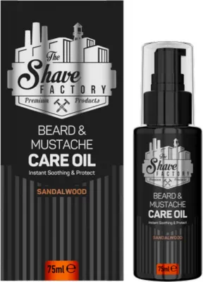 The Shave Factory Beard & Mustache Care Oil Sandalwood 75ml