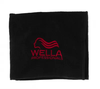 Wella Kit 2 Asciugamani Neri Parrucchiere