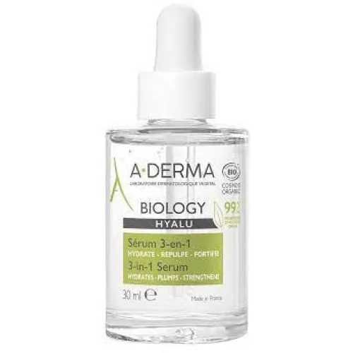 A-Derma Biology Hyalu Siero 3-in-1 Idratante - Flacone 30 ml