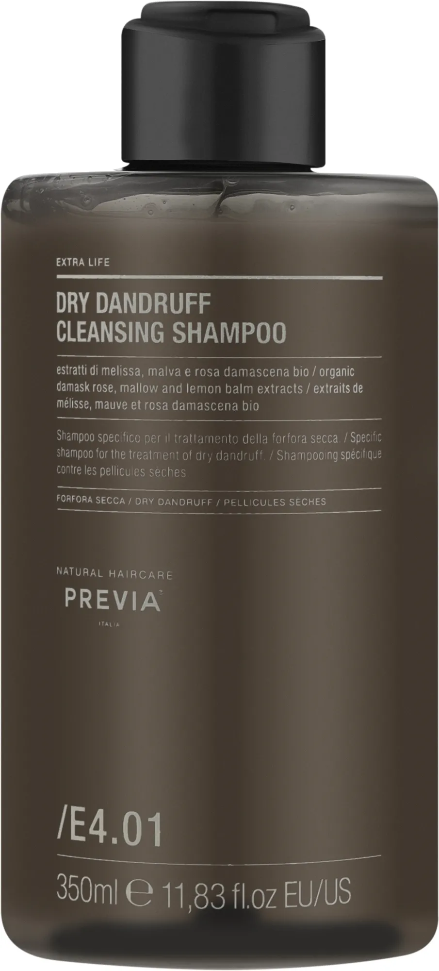 Shampoo purificante contro la forfora secca