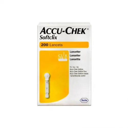 Accu-Chek Softclix lancette pungidito - Formato 200 lancette