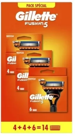 Cartucce di ricambio per rasatura, 14 pz.