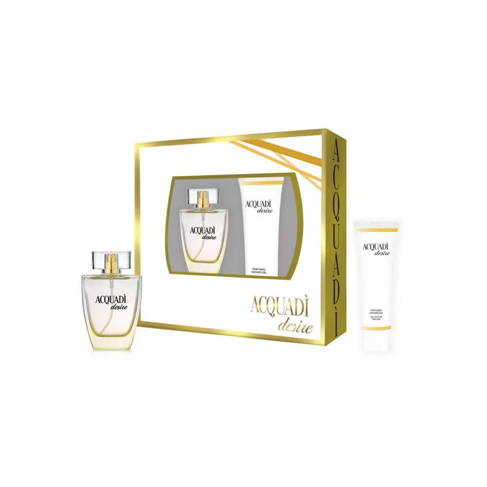 THE FIRST ACQUADI' DESIRE' SET REGALO EAU DE TOILETTE SPRAY 30 ML+SHOWER GEL 60 ML