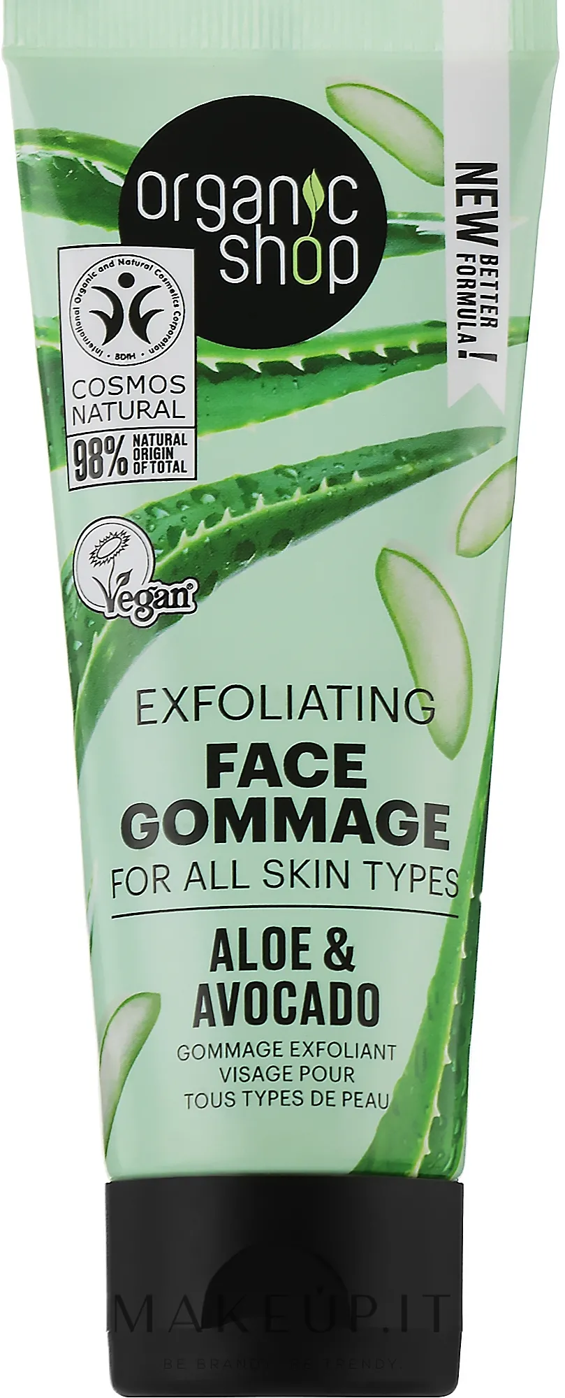 Gommage viso "Avocado e aloe"