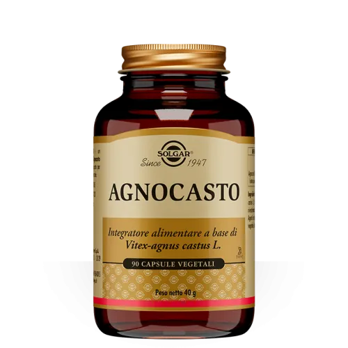 Solgar Agnocasto - Integratore alimentare a base di agnocasto- Formato 90 capsule
