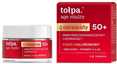 Crema viso anti-rughe 50+ con ceramidi