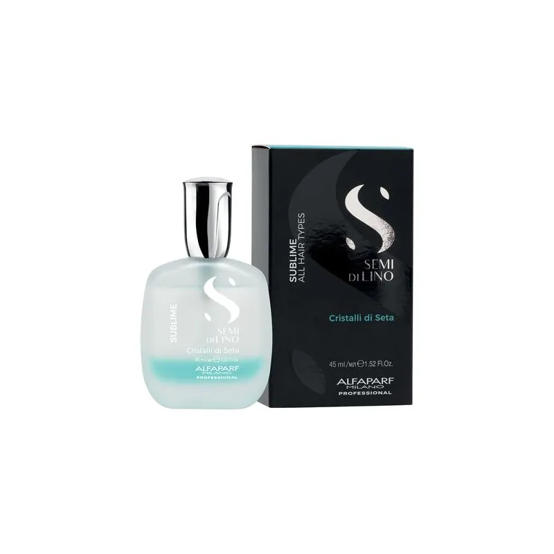 Alfaparf Semi di Lino Sublime Cristalli Di Seta 45ml - siero setificante bifasico per tutti i tipi di capelli