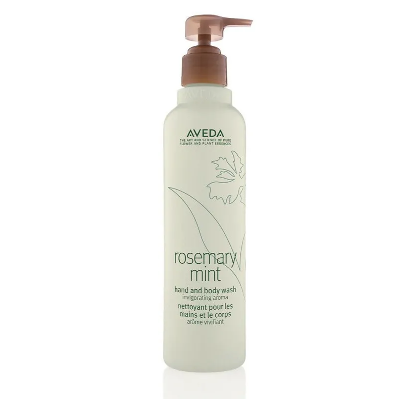 Aveda Rosemary Mint Hand & Body Wash 250ml - detergente mani e corpo aroma fresco rosmarino e menta