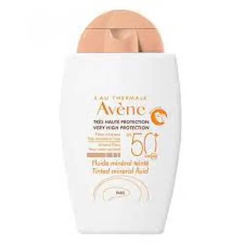 Avene Solare Fluido Minerale Viso Colorato 40ml SPF50+ - Formato 40ml