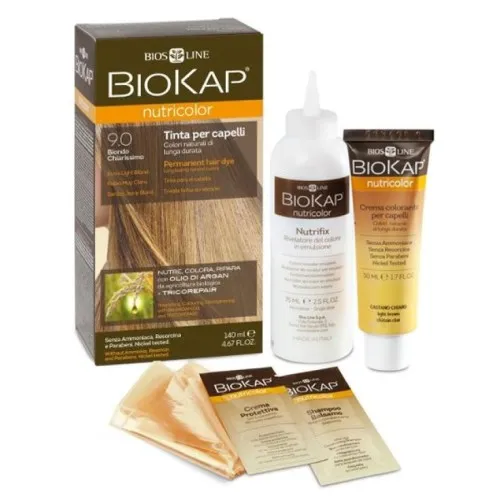 Biokap Nutricolor Tinta Biondo chiarissimo 9.0 - Kit completo