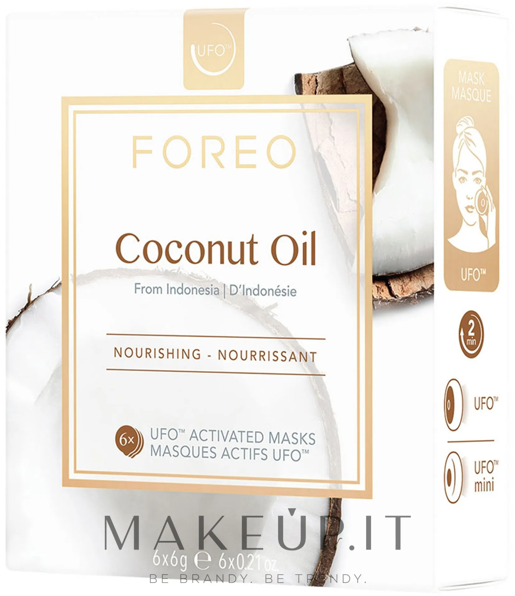 Maschera viso nutriente "Burro di cocco"