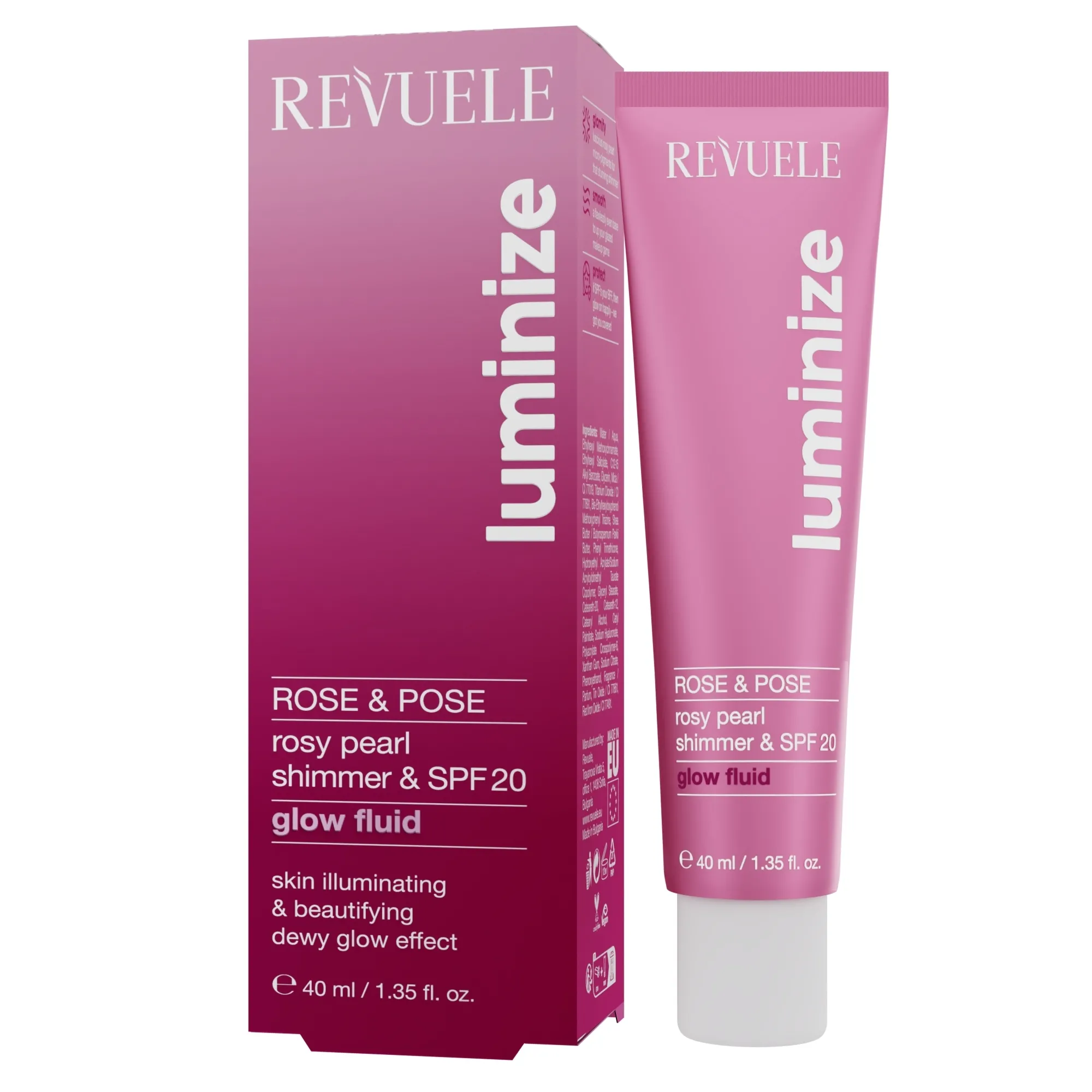 Revuele Luminize Rose & Pose Glow Fluid SPF 20