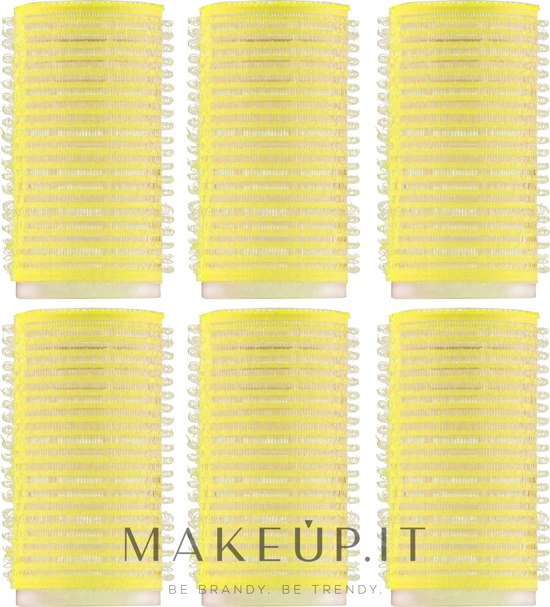 Bigodini, 6 pezzi, 70799, 32 mm, giallo