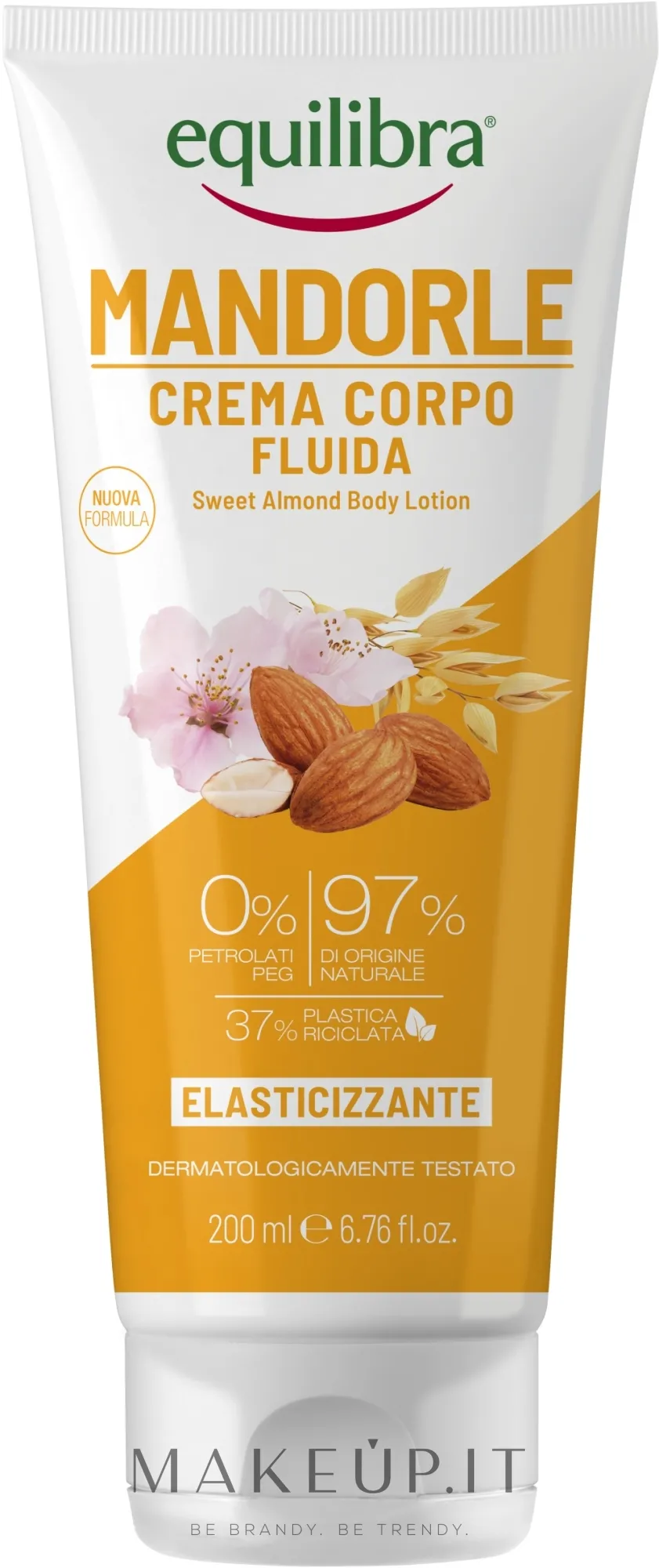 Lozione corpo con olio di mandorle