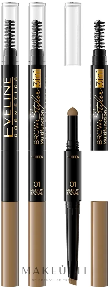 Eveline Cosmetics Brow Styler 3in1 Multifunction