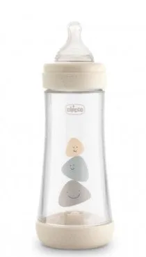 CHICCO BIBERON PERFECT 5 UNISEX 300 ML IN SILICONE 3 FORI