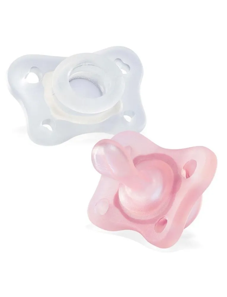 Chicco Ciuccio PhysioForma 0-2 Mesi Silicone Bambina 2 Pezzi