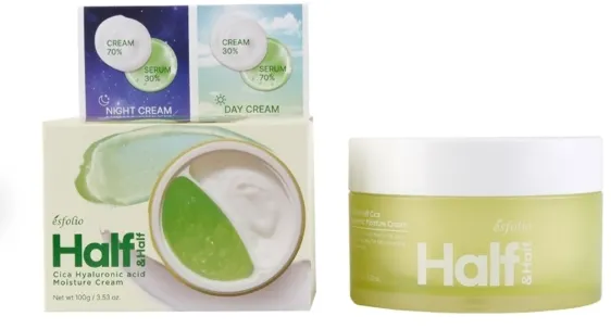 Crema idratante per il viso 'Half & Half'