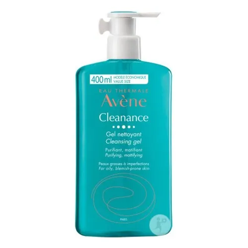 Avène Cleanance Gel detergente purificante per pelle sensibile grassa e a tendenza acneica- Flacone 400 ml