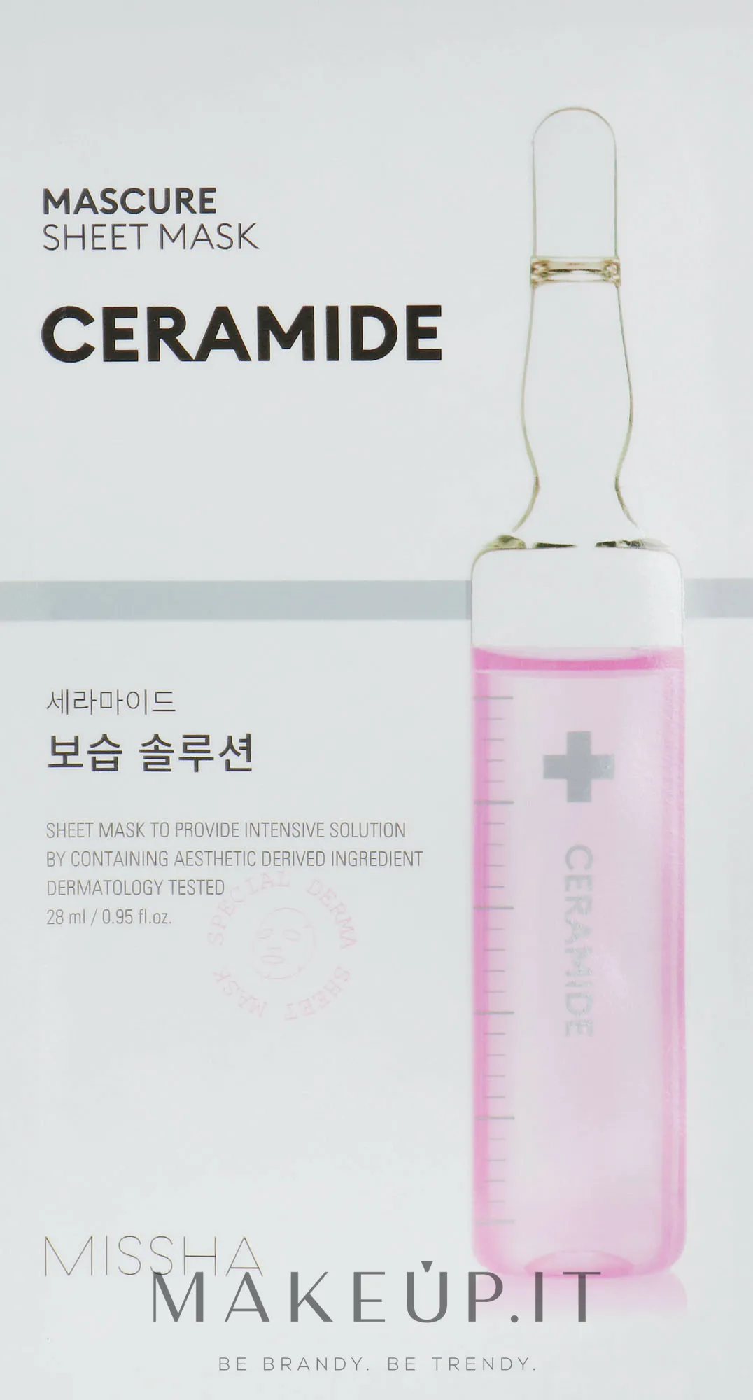 Maschera viso idratante alle ceramidi