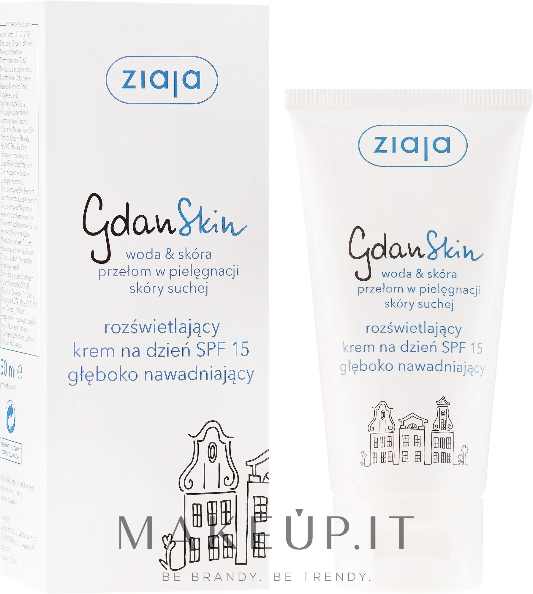 Crema viso illuminante SPF 15, da giorno