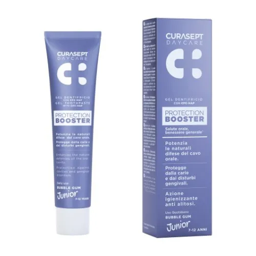 Curasept Daycare Dentifricio Bubble Gum Junior 7-12Anni - Tubo  50ml