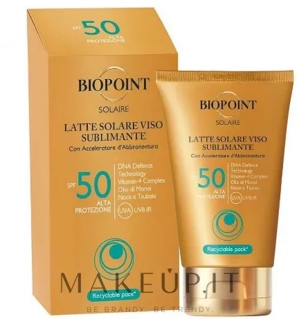 Latte solare viso SPF50
