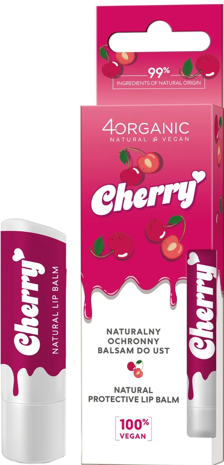 Balsamo protettivo per labbra alla ciliegia