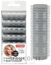 Bigodini in velcro con base in alluminio, 15 mm, 7 pezzi